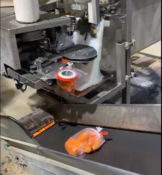 Automatic packaging of vegetables Automatic packaging of vegetables
