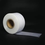 Tiwbiau lleyg fflat polythen clir